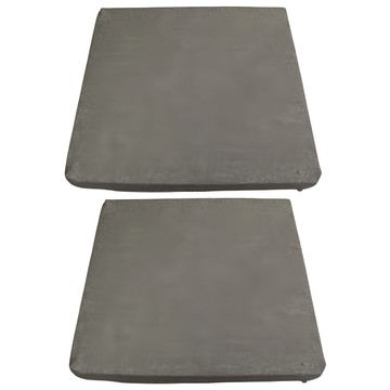 J&N 灰韻仿亞麻立體坐墊 2個  灰色  45 x 45 x 5cm