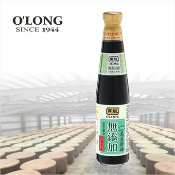 黑龍無添加薄鹽黑豆蔭油(400mL) x３瓶