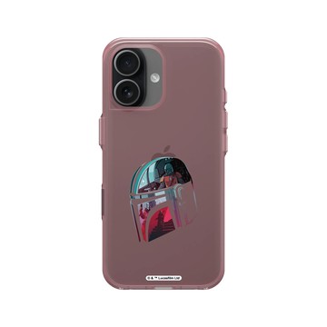 iPhone 17 Clear (相機按鈕) 晶醺玫 - Star Wars - The Mandalorian - 曼多 — 頭盔