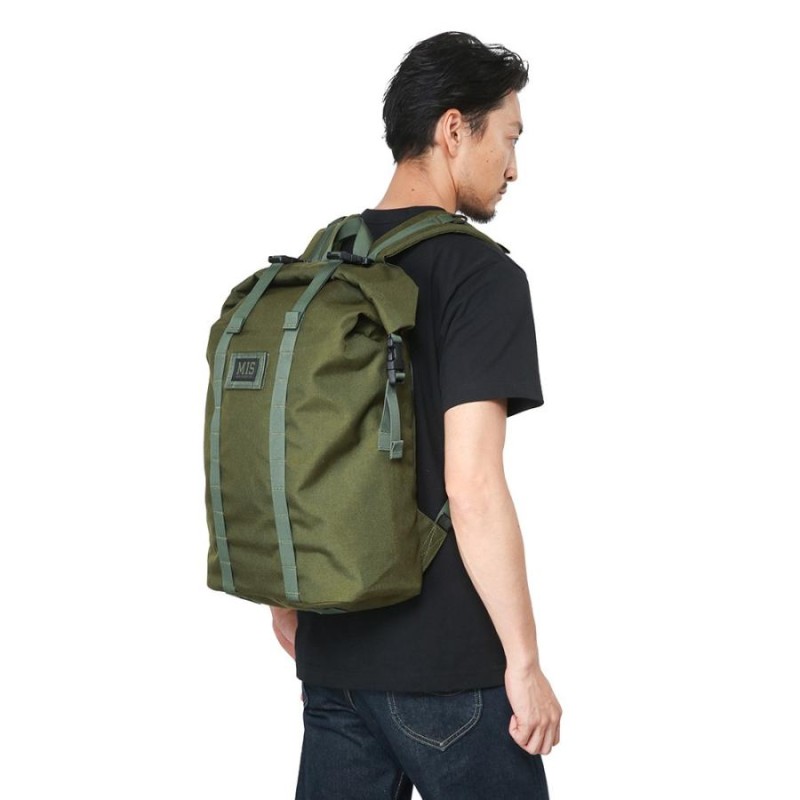 MIS エムアイエス MIS-1009 CORDURA NYLON ロールアップ バックパック