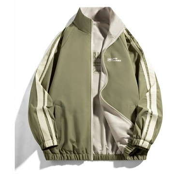 現貨+預購 運動外套休閒外套運動上衣防曬外套休閒男裝-雙面穿撞色條紋防水男外套4色74kn38【獨家進口】【米蘭精品】