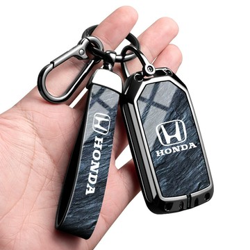 Honda本田鋅合金石紋鑰匙套CRV5 CRV6 Accord HRV3 FIT4 CIVIC 汽車鑰匙圈 高檔鑰匙套扣