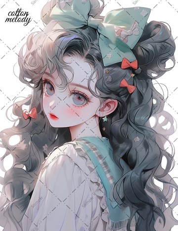 original sticker no.480 人物貼紙 原創貼紙 人物貼紙 女孩貼紙 原創人物貼紙