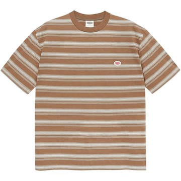 【PARAGRAPH】26SS NO.001 UNI STRIPE TEE 短T (咖啡色)