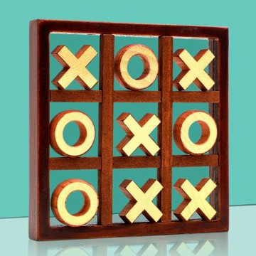 跨境兒童益智玩具木制九宮格XO井字棋盤男孩桌面游戲訓練邏輯思維