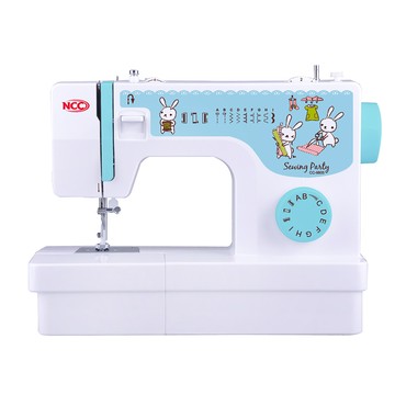 NCC MISING 縫紉派對實用型縫紉機  白色 + 藍色  CC-9805