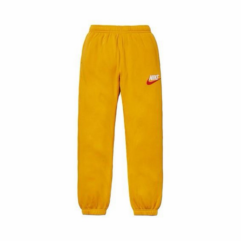 18AW Supreme/Nike Sweatpant Mustard Yellow ( シュプリーム ナイキ