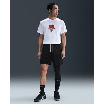 NIKE 耐吉 訓練 籃球 透氣 男 休閒短褲 運動短褲-黑色系 AS M NK DF 5IN MESH SHORT-HV1881010