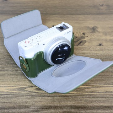 適用索尼ZV-1f數碼相機皮套zv-1保護套ZV-1M2便攜外殼復古相機包 d7251