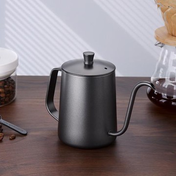 手沖咖啡壺掛耳長嘴細口壺不w銹鋼家用咖啡器具套裝水壺咖啡過濾