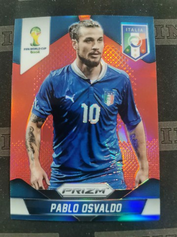 2014 Panini Prizm 世界杯 奧斯瓦爾多 Osvaldo 149編 紅折