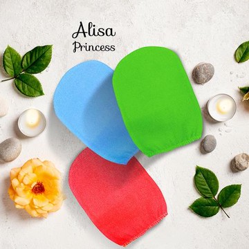 艾莉莎公主韓國去角質搓澡巾(顏色隨機出貨)