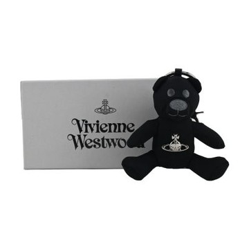 Vivienne Westwood Teddy Bear Keyring 經典黑色立體泰迪熊鑰匙圈