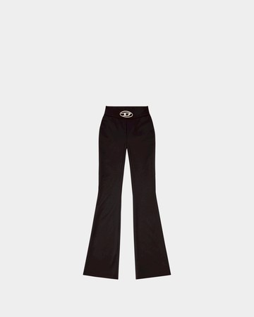 DIESEL D Logo高腰喇叭褲 - 36