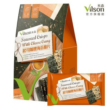 米森Vilson起司咖哩海苔脆片 (16g*5包/盒)