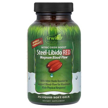 Irwin Naturals, Steel-Libido Red，75 粒液體軟凝膠