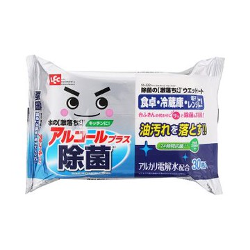 日本LEC-【激落君】廚房用除菌擦拭巾30枚入