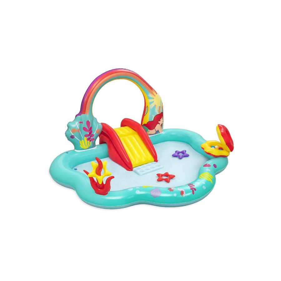 Disney Little Mermaid Inflatable Kids Water Play Center Outdoor Summer Po