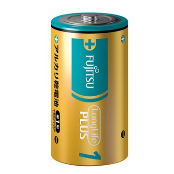 FUJITSU 日本製 長效型1號鹼性電池(2入)LR20LP