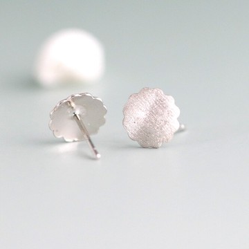 925純銀耳環小花耳飾-簡約百搭時尚清新情人節生日禮物女飾品73jc74【獨家進口】【米蘭精品】