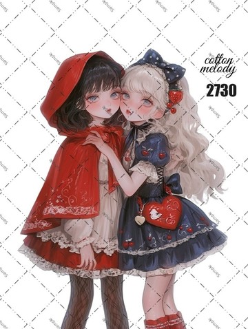 original sticker no.2730 人物貼紙 原創貼紙 原創人物貼紙 裝飾貼紙 cotton melody