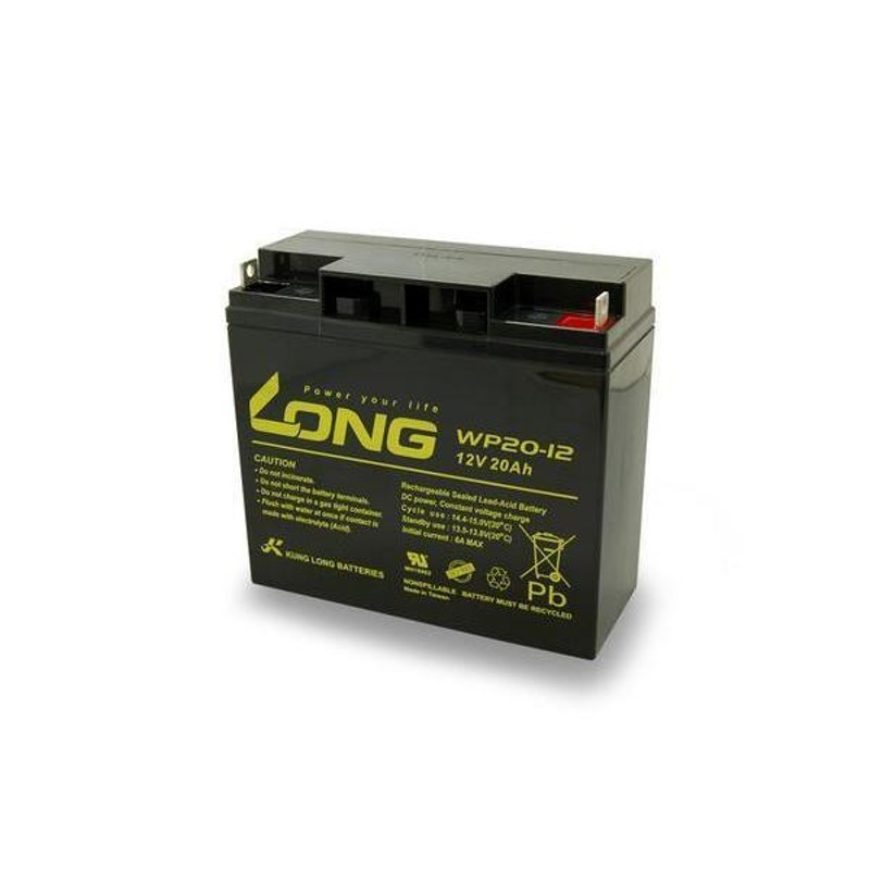 WP20-12 UPS 無停電電源装置用 LONGシールドバッテリー 12V20Ah 2個