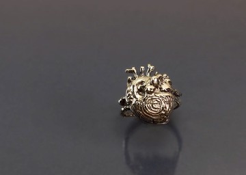 圖像系列-My Heart 925男銀戒