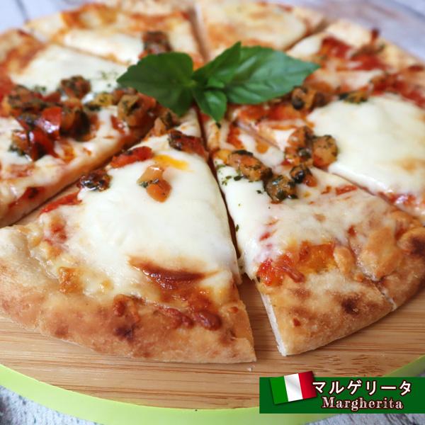 ピッツァ・プレミアム・イタリアン　マルゲリータ　祝飯　お家パーティー　家族　時短飯　イタリア産　モッツァレラチーズ　チーズ　ピザ