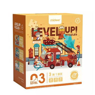 【拼圖貓】mideer - mideer 進階式拼圖-救援隊(LEVEL 3) MD-1478