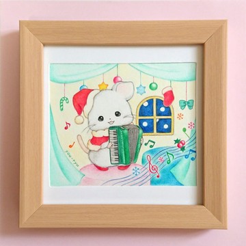 原畫作品 老鼠寶寶「聖誕的旋律」