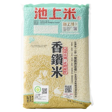 池上多力米 香鑽米  冠軍米籣產履歷  CNS一等米  1.5kg  1包