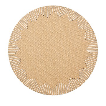 Kim Seybert Dream Weaver Placemat in Natural and White