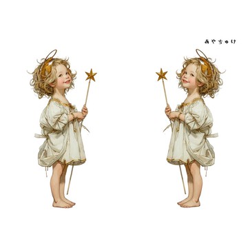 【11月新品2】08-108-0086 人物貼紙 聖誕復古風