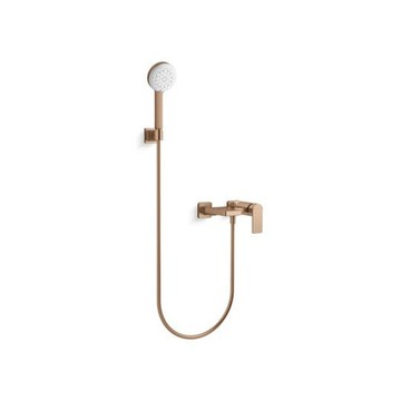Parallel 掛牆式浴缸淋浴龍頭 (流沙金)