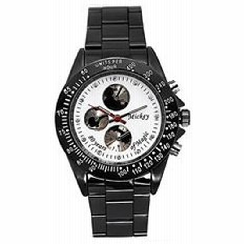 ディズニー ミッキー 腕時計 時計 80周年 Nfc ガンメタ ブラック 代引不可 通販 Lineポイント最大0 5 Get Lineショッピング