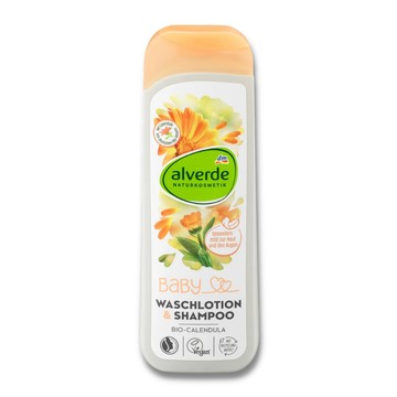 德國 DM alverde 嬰兒金盞花二合一洗髮沐浴乳 250ml 寶寶 洗澡 沐浴 溫和 清潔 附發票現貨 ｜滿額領券最高現折$200｜換季推薦⚡美的三次方 春季香氛 【心心哈德】
