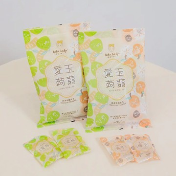 【hahababy】愛玉蒟蒻16入(梅子/蜜柚) 低熱量 全素 愛玉 果汁原汁 甜而不膩 獨立小包 台灣製作