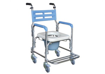 鋁合金洗澡椅（硬背/把手）