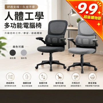 RICHOME 盧卡斯人體工學椅-2色 人體工學椅 辦公椅 電腦椅 CH1400