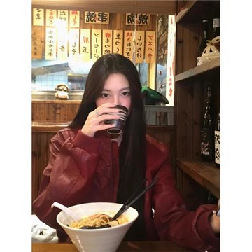 Turn up/陳腿兒【鏗鏘瑰色】美式復古pu皮衣外套辣妹機車夾克上衣