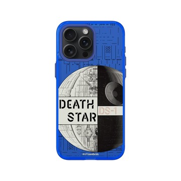 iPhone 15 Pro Max Clear 激光藍 - 迪士尼-星際大戰 Star Wars - 星際大戰 – 死星結構圖