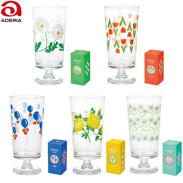ADERIA昭和系列高腳玻璃杯305ml 五款 金益合玻璃器皿