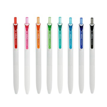 KOKUYO Campus viviDRY按動式輕量型中性筆-黑/藍/紅/綠/橙/淺藍/粉/黃綠