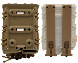 WoSporT G-CODE Scorpionスタイル 7.62mmライフルマグキャリアー MOLLE TAN