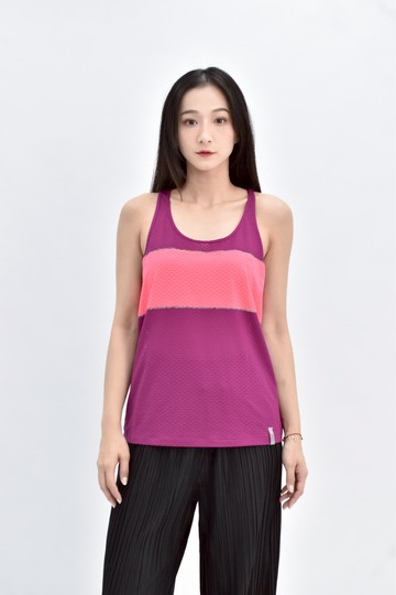 (S) under armour 紫色背心運動上衣