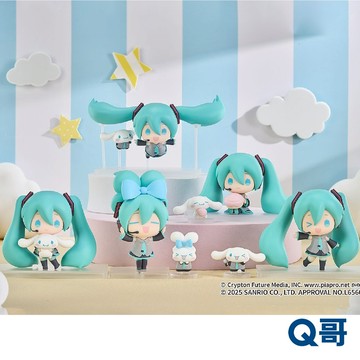 GSC 好微笑 收藏系列模型 初音未來×大耳狗喜拿 單抽 盲抽 一中盒 盒玩 盲盒 公仔 初音 大耳狗 喜拿 Q版 模型