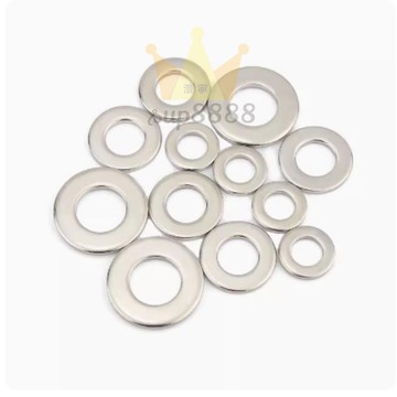 鍍鎳墊圈 墊片 平墊片 螺絲墊片M2M3M4M5M6M8M10/台灣出貨✈✈