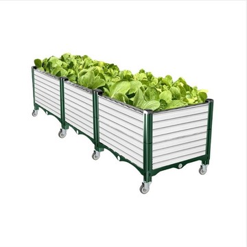 種植農趣箱 YOUJIA 優家 可移動戶外種植箱 加大加厚 自動排水 陽臺樓頂種菜箱 蔬菜種植箱 花盆 花箱 加深三聯款