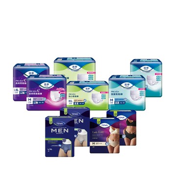 【蝦皮直營】添寧玩色/貼心/復健/長時間敢動褲 M-XL單包(褲型成人紙尿褲/復健褲/玩色褲/夜用褲/夜用安睡)