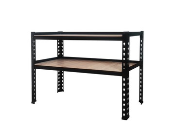 哈維五金 免螺絲角鋼 桌上架 層架工業風角鋼 2層 可加購配件 層架 陳列架